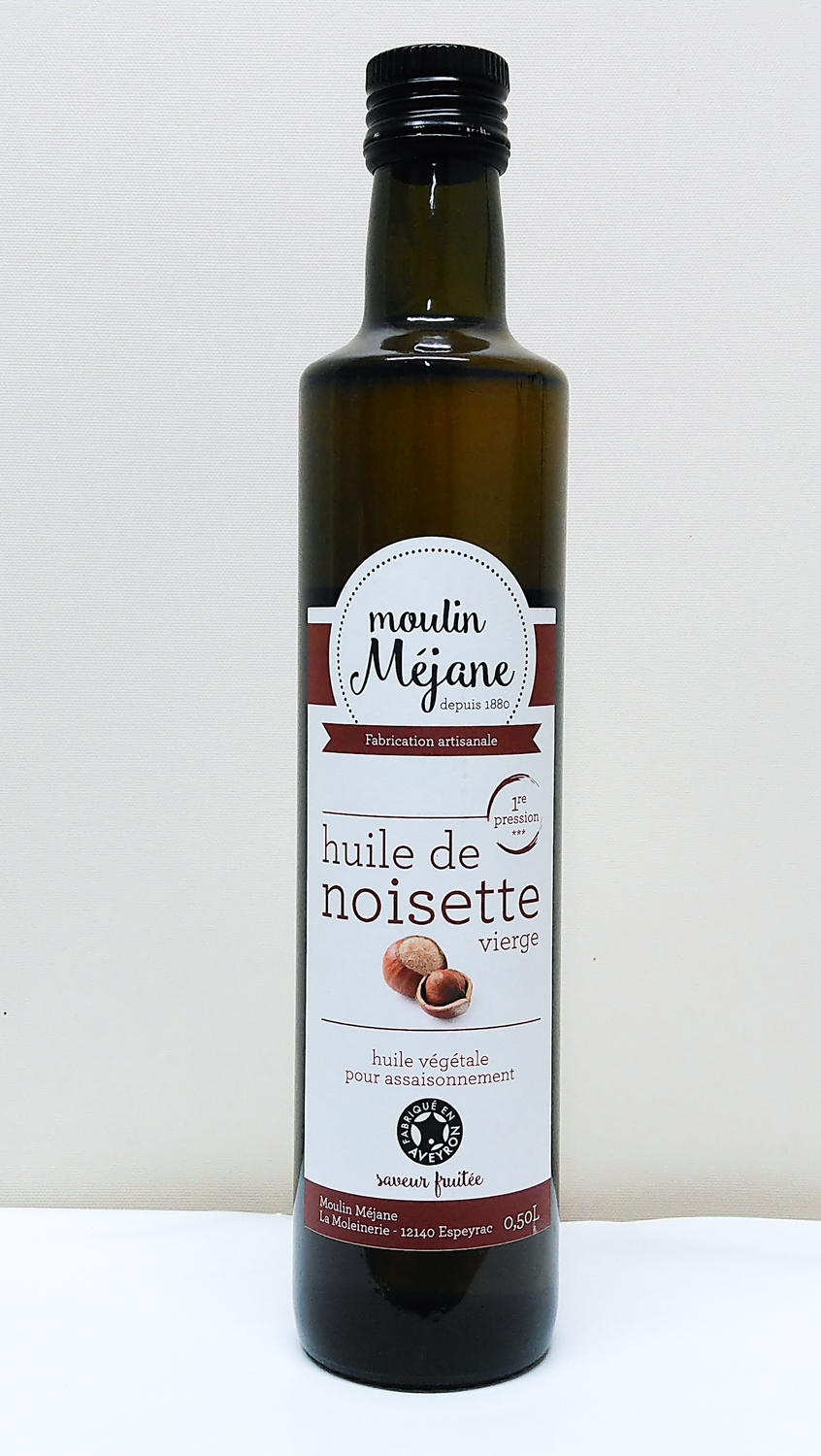 Huile de noisette artisanale